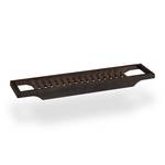 Pont de baignoire en bambou marron foncé Marron - Bambou - 70 x 4 x 15 cm