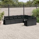 Gartensitzgruppe K3580(9-tlg) Schwarz