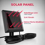LED schwarz Au脽enleuchte Sensor Solar