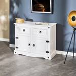 Buffet RURAL Blanc - Bois massif - 87 x 76 x 40 cm