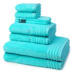 Supersoft set de serviettes 8 pièces Turquoise