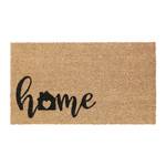 Paillasson coco inscription « Home » Noir - Marron - Fibres naturelles - Matière plastique - 75 x 2 x 42 cm