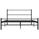 Cadre de lit 3001507 Noir - Largeur : 147 cm