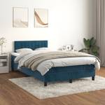 Boxspringbett 3017290-18 Dunkelblau - Breite: 120 cm