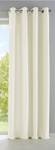 Vorhang Ösen Leinen Optik Grobfaser Weiß - Textil - 140 x 145 x 1 cm