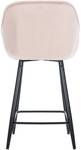 Tabourets de bar Gibson 76 Lot de 2 Rose foncé