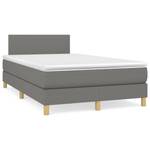 Boxspringbett 3017288-2 Dunkelgrau - 123 x 193 cm