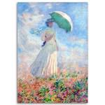 Bild Frau - Regenschirm mit C.Monet