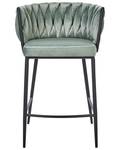 Tabouret de bar MILAN Noir - Vert - Vert clair