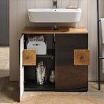 Meuble sous-lavabo Eden Marron - Gris - Bois manufacturé - 73 x 64 x 37 cm