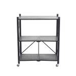 Regal J85 klappbar Schwarz - Metall - 71 x 89 x 36 cm