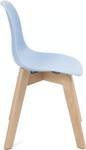 Chaise scandinave enfant JUBA (lot de 2) Bleu