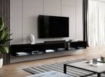 FURNIX meuble tv ALYX sans LED noir Noir - Noir brillant