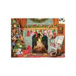 Puzzle Weihnachten am Kamin Papier - 26 x 6 x 36 cm