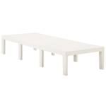 Chaise longue 3005146 Blanc - Matière plastique - 195 x 32 x 65 cm