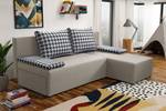 Ecksofa VISTA Beige - Ecke davorstehend rechts