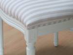 Chaise de salle à manger Rokoko Amaretta Blanc - Largeur : 50 cm - Lot de 2