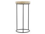 Table d'appoint TEXON Noir - Gris - Blanc - Jaune - Métal - 36 x 69 x 36 cm