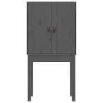 Highboard DE9797 Grau - Massivholz - 40 x 120 x 60 cm