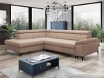 Ecksofa Lonigo Beige - Ecke davorstehend links