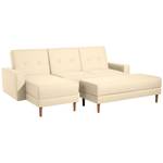 Just Cool Funktionssofa mit Hocker Beige