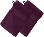 Waschhandschuh 2er-Pack 1168 Violett