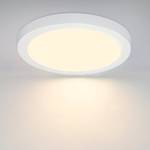 LED Deckenleuchte Regenkreis Weiß - Kunststoff - 23 x 4 x 23 cm