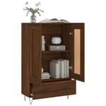 Highboard DE5569 Eiche Schwarzbraun Dekor