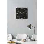 Horloge murale Vintage Squared Noir - Verre - 35 x 35 x 5 cm