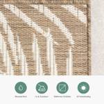 In- & Outdoor Teppich Malta Leaves Beige - 200 x 290 cm