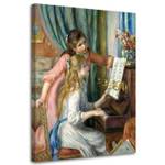 Wandbild - am Klavier A.Renoir, M盲dchen