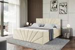 Boxspringbett MILTIO-Z Ecru - Breite: 120 cm - H3