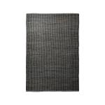 Tapis Gobi Noir - Fourrure véritable - 130 x 9 x 190 cm