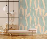 Fototapete Laila Walls by Patel Beige - Blau - Kunststoff - Textil - 400 x 270 x 0 cm