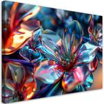 KUNSTDRUCK Neon Prism Blossoms 5 60 x 40 cm