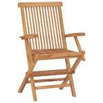 Chaise de jardin 55 x 60 cm - Bois/Imitation - En partie en bois massif