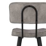 Tabouret de bar Texas (Lot de 2) Gris