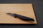 NIROSTA Schälmesser WAVE aus Edelstahl Schwarz - Metall - 6 x 29 x 2 cm