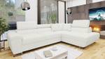 Ecksofa Cotere Premium Weiß - Holz teilmassiv - 270 x 91 x 202 cm