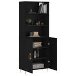 Highboard DE9857 Schwarz - Holzwerkstoff - 34 x 180 x 70 cm