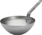 Wok-Pfanne Mineral B Silber - Metall - 2 x 11 x 40 cm