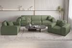Sofa CELES PREMIUM 3-Sitzer Stoff Scala Moosgrün - Breite: 225 cm