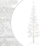 Demi-sapin de Noël artificiel 3013738 Blanc - 45 x 150 x 45 cm