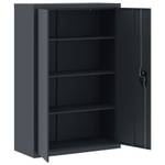 Aktenschrank 299865-2 Anthrazit - Höhe: 140 cm