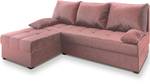 Ecksofa RITA Hochglanz Altrosa