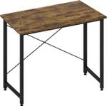 Schreibtisch Dress Braun - Holzwerkstoff - Metall - 80 x 75 x 40 cm