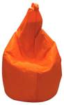 Einfarbiger Sitzsack Orange - Holzwerkstoff - 80 x 137 x 80 cm