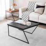 Table d’Appoint JV10516BK (lot de 2) Noir - Métal - 60 x 46 x 120 cm