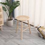 Beistellhocker ITAMI Braun - Rattan - 31 x 46 x 31 cm