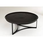 Table basse ronde aluminium noir D99 Noir - Métal - 99 x 38 x 99 cm